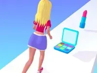 ميك أوفر رن - لعبة تحدي وتجميل سريعة للبنات