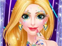 سوبر ستار: ميك أب الحفلة - لعبة تجميل وتلبيس للبنات